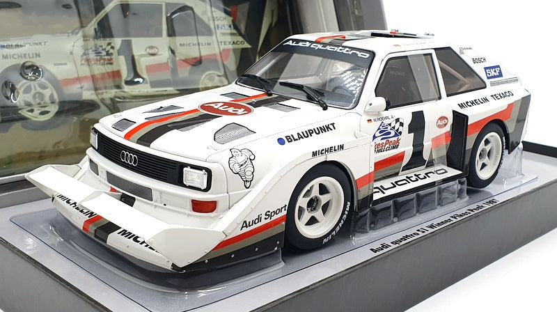 Werk83 1/18 Scale Diecast W1802801C - Audi S1 #1 1st Pikes Peak 1987 - Rohrl
