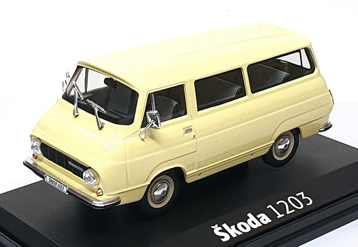 Abrex 1/43 Scale Diecast 705GG - Skoda 1203 Minibus - Yellow