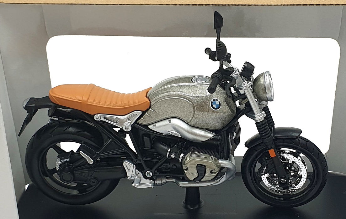 Maisto 1/12 Scale 32701 - BMW R NineT Scrambler - Silver