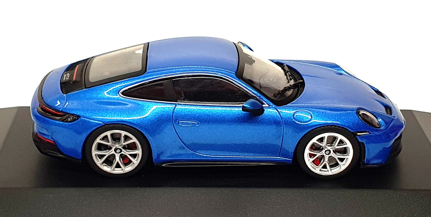 Solido 1/43 Scale S4316504 - 2023 Porsche 911 GT3 Touring - Met. South Sea Blue