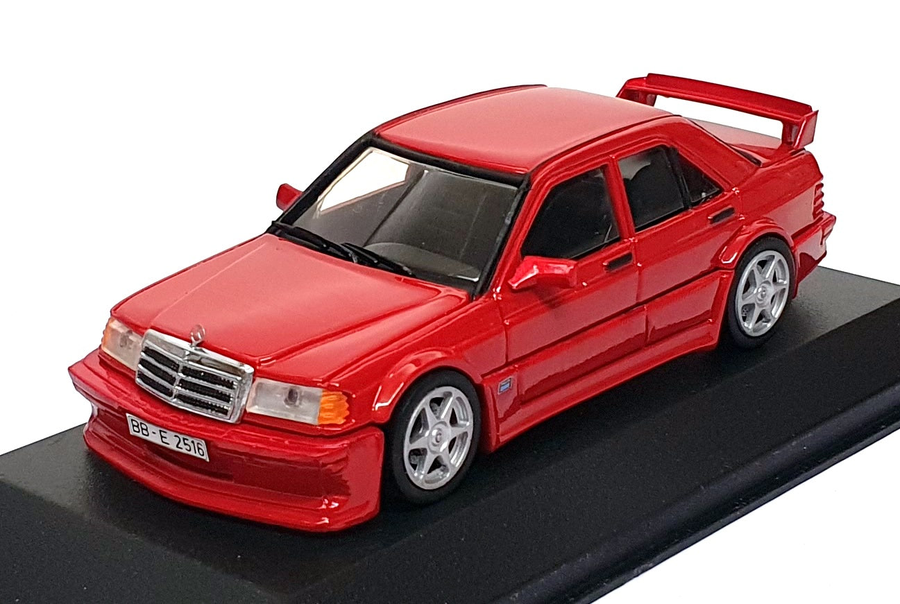 Minichamps 1/43 Scale 3000R - Mercedes Benz 190E Evo 1 - Street Signal Red