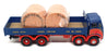 Corgi 1/50 Scale 10102 - ERF V 8W D/Side Lorry & Reels (Gwynne Bowen) Blue/Red