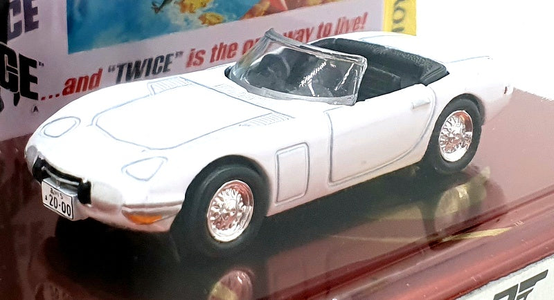 Johnny Lightning 1/64 Scale JLDR017 - 1967 Toyota 2000 GT 007 - White