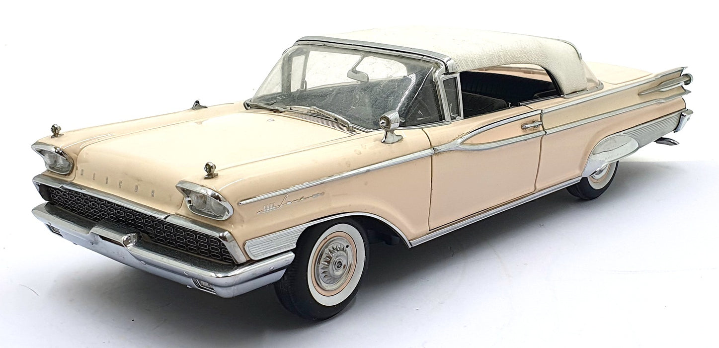 Sun Star 1/18 Scale Diecast 5165 1959 Mercury Park Lane Closed Convertible Pink