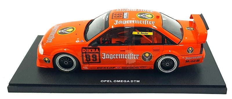 Werk83 1/18 Scale Diecast W18045001 - Opel Omega DTM #99 Jagermeister - Reuter