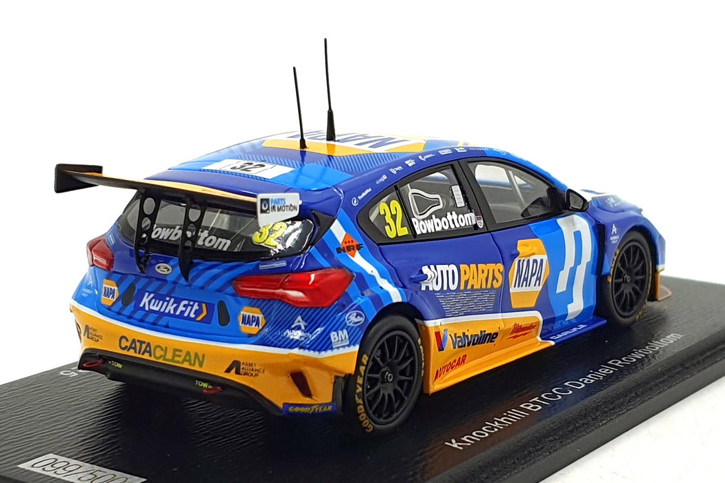 Spark 1/43 Scale UK037 - NAPA Racing UK Ford Focus #32 BTCC 2025