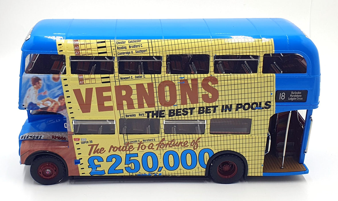 Sun Star 1/24 Scale Diecast 2905 RM 686 WLT 686 London Transport - Vernons Pools