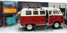 Maisto Custom Shop 1/25 Scale 32471 - Volkswagen T1 Samba - Red/White