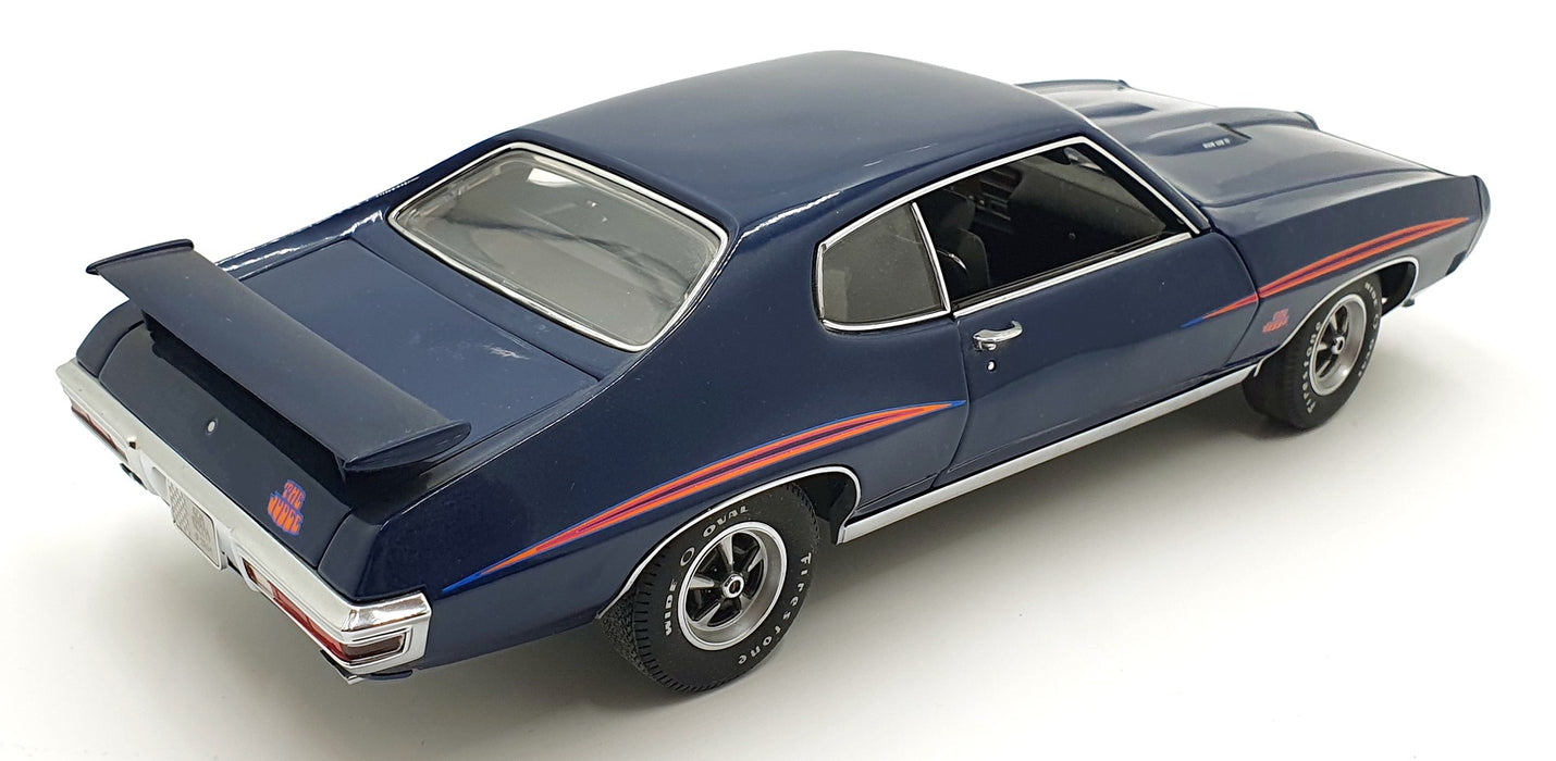 GMP 1/18 Scale Diecast DC14126B - 1970 Pontiac GTO The Judge - Dark Blue