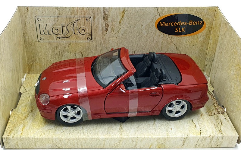 Maisto 1/24 Scale Diecast 31942 - Mercedes-Benz SLK - Dark Red
