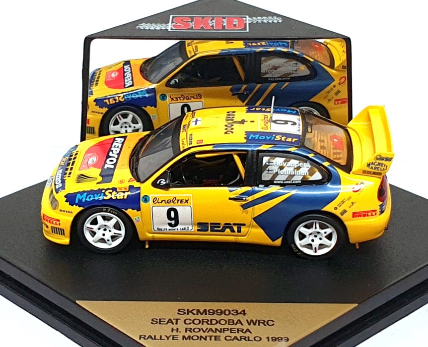 Skid 1/43 Scale SKM99034 - Seat Cordoba WRC #9 Monte Carlo Rally 1999 Rovanpera