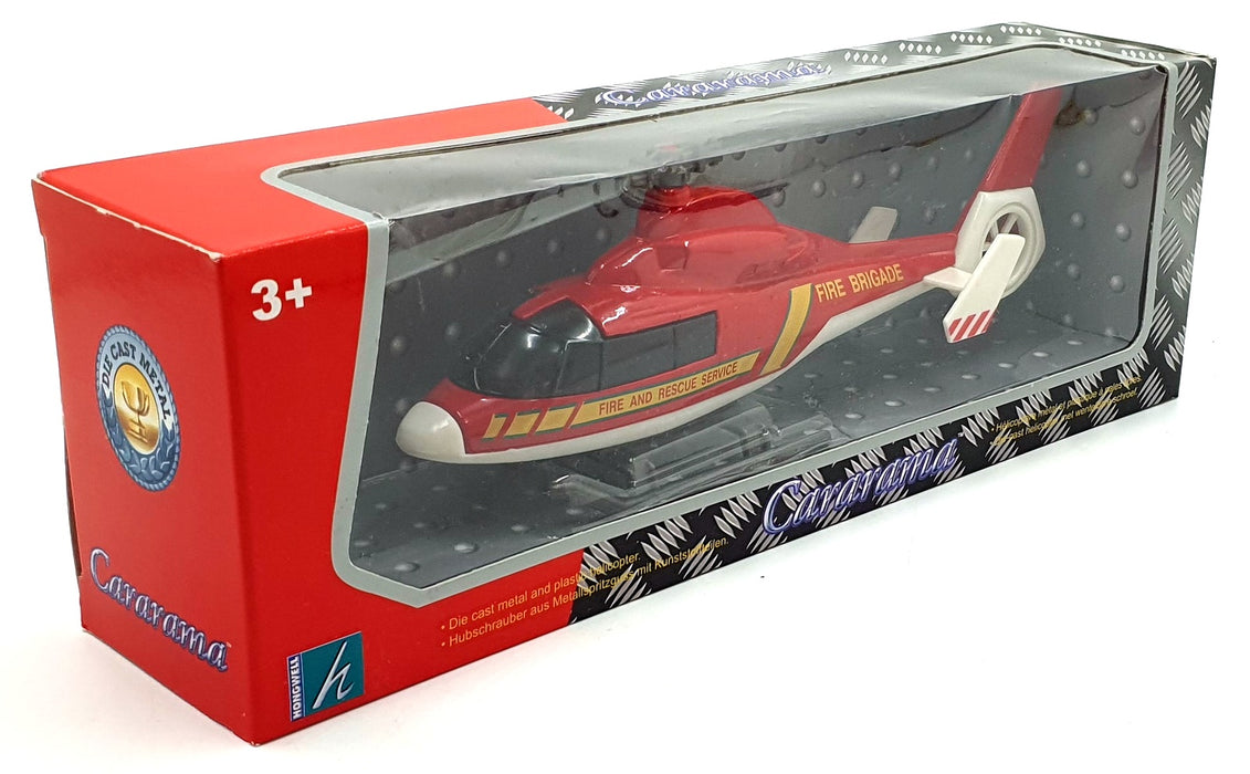 Cararama 1/43 Scale 096514 - Fire Brigade Helicopter - Red