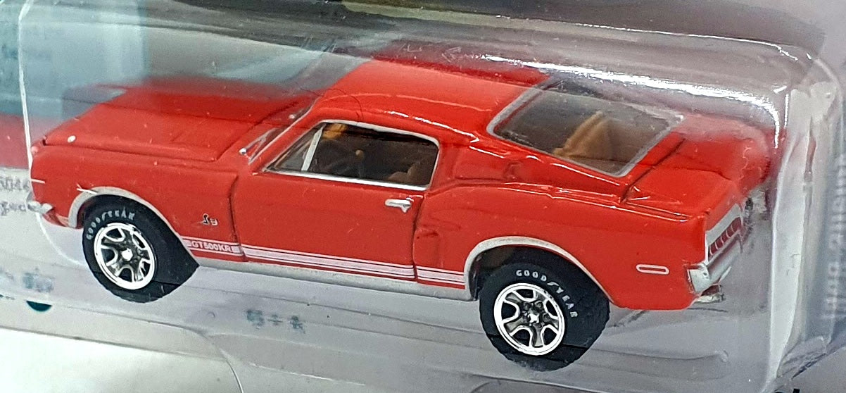 Johnny Lightning 1/64 Scale JLMC027 - 1968 Shelby GT-500KR - Calypso Coral