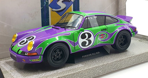 Solido 1/18 Scale Diecast S1801117 1973 Porsche 911 RSR #3 Hippy Tribute Martini