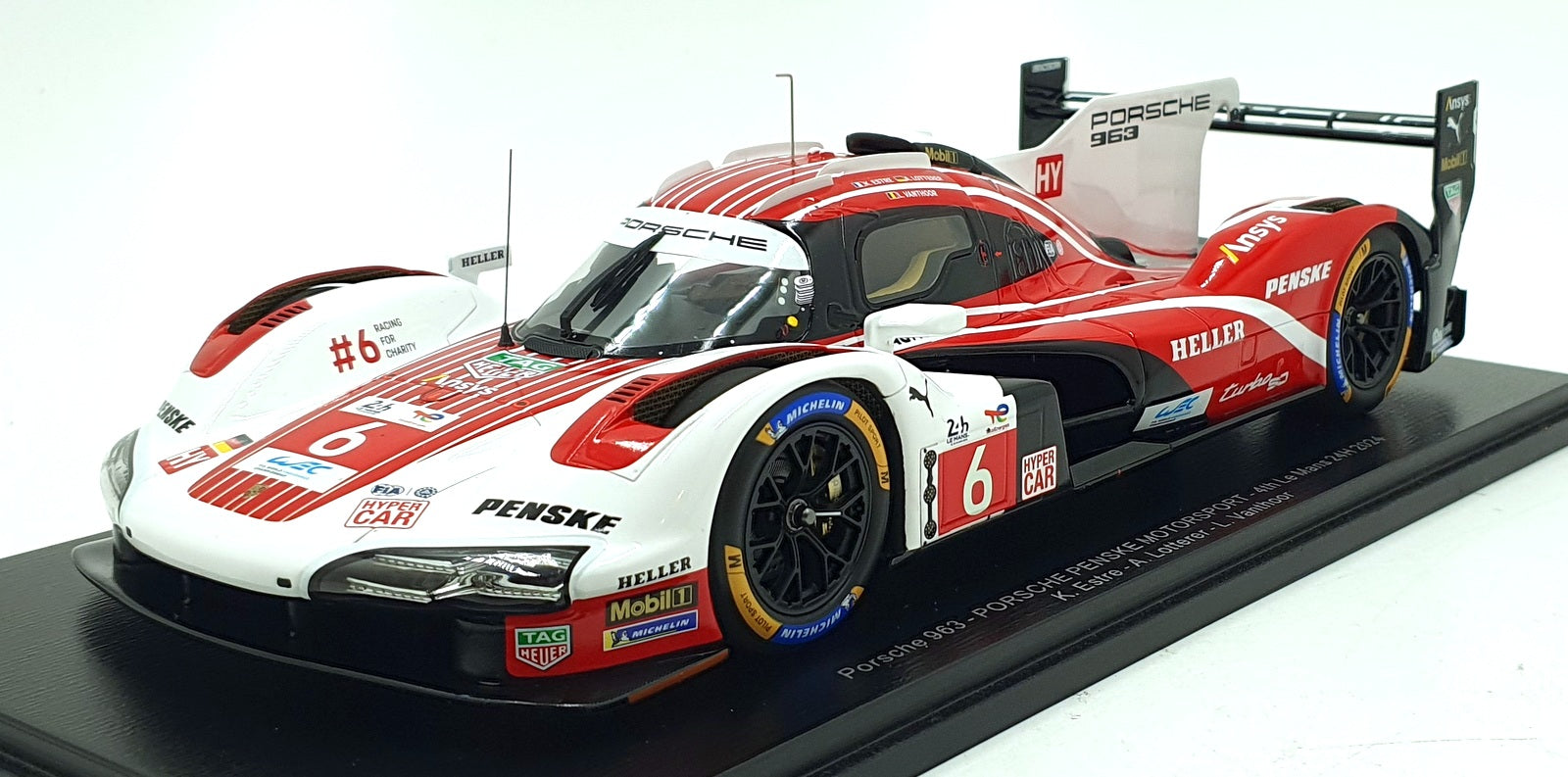 Spark 1/18 Scale 18S643 - Porsche 963 #6 4th Le Mans 24h 2024 