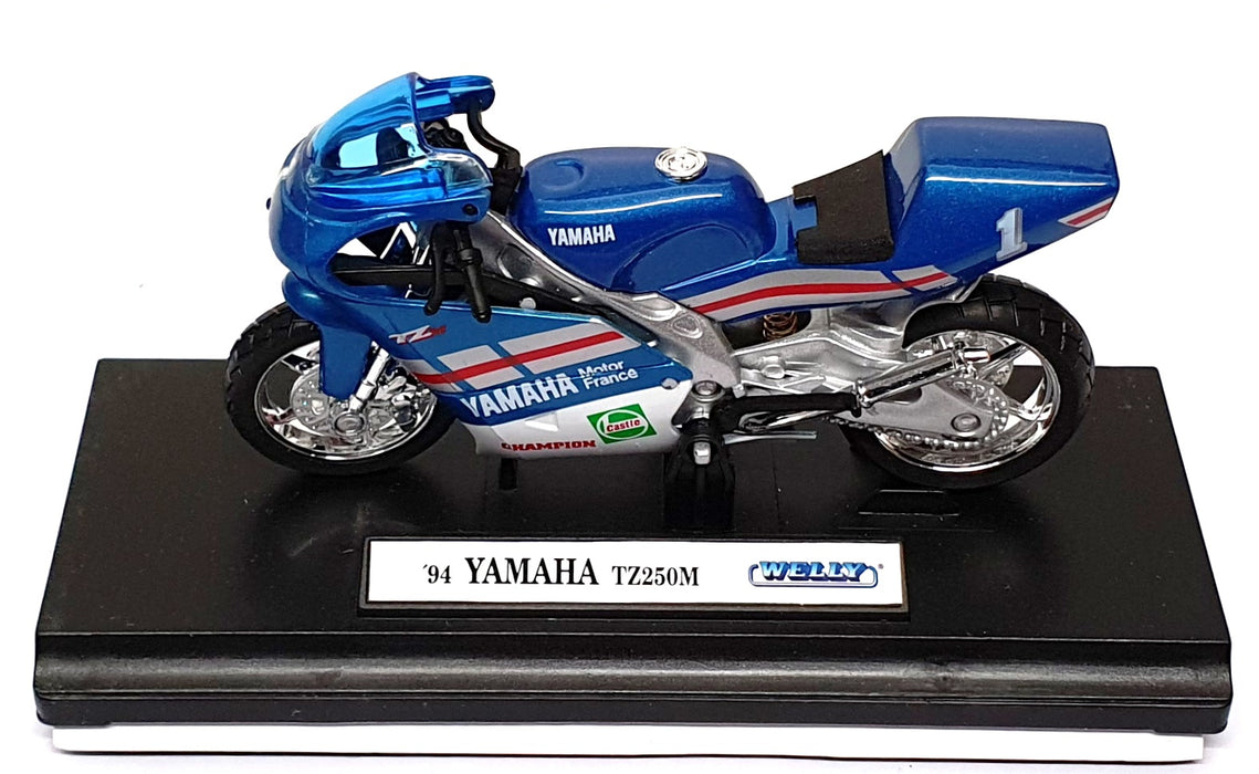 Welly 1/18 Scale Y9660-PW - 1994 Yamaha TZ250M Motorbike - Met. Blue