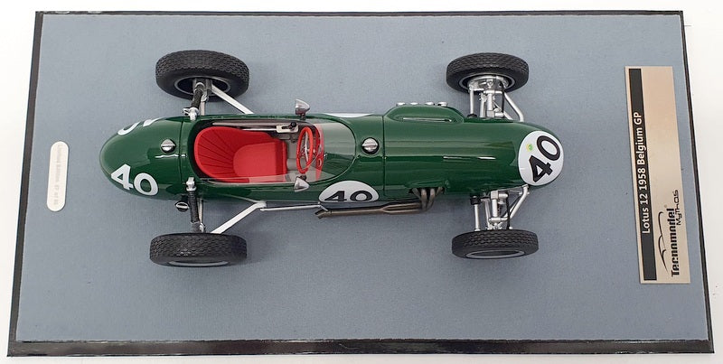 Tecnomodel 1/18 Scale TM18-164A - 1958 Lotus 12 #40 Belgio GP C.Allison