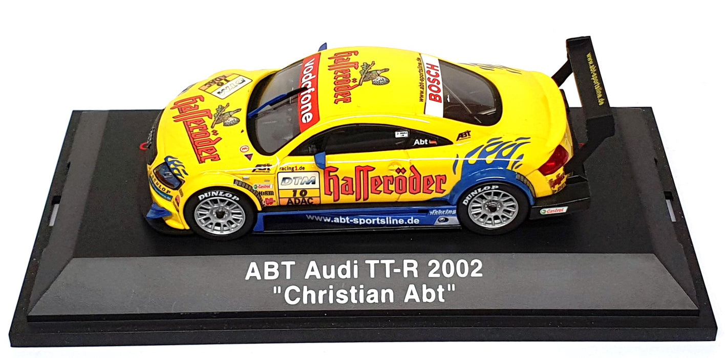Schuco 1/43 Scale 04811 - ABT Audi TT-R 2002 #10 Christian Abt - Yellow
