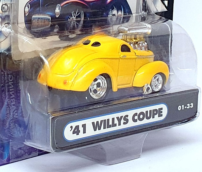 Muscle Machines 1/64 Scale 71151 01-33 - 1941 Willys Coupe - Yellow