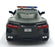 Kinsmart 1/36 Scale Pull Back & Go TY0109 - 2021 Corvette Police Car - Grey