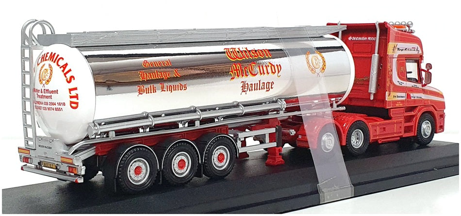Oxford Diecast 1/76 Scale 76TCAB011 Scania T Cab Cylindrical Tanker (W.McCurdy)