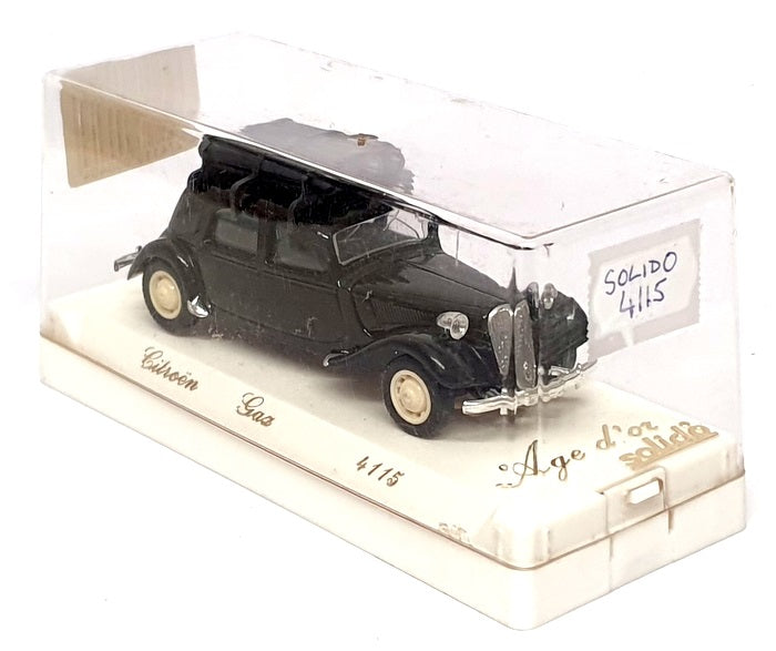 Solido 1/43 Scale Diecast 4115 - Citroen 15cv Gaz - Black