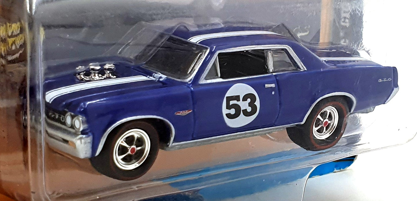 Johnny Lightning 1/64 Scale JLSF015 - 1964 Pontiac GTO #53 - Blue
