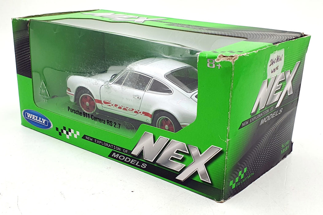 Welly 1/24 Scale Diecast 24086W - Porsche 911 Carrera RS 2.7 - White