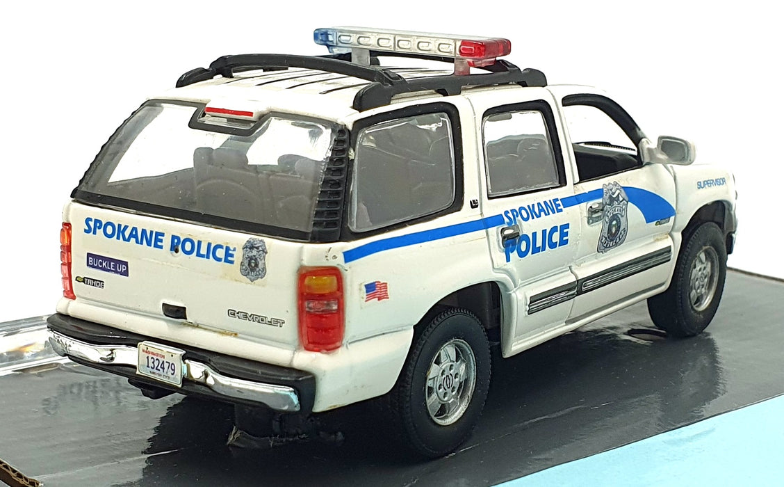 Cararama 1/43 Scale 43001 - Chevrolet Tahoe Police Car - White