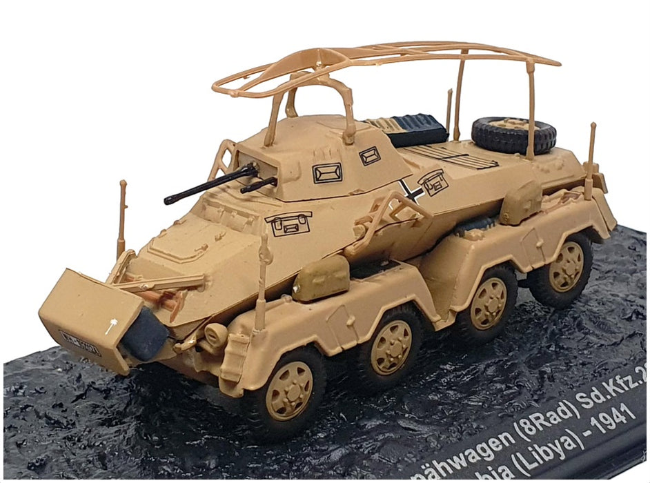 Altaya 1/72 Scale 22324 - Schwerer Panzerspahwagen Sd.Kfz.232 - Libya 1941
