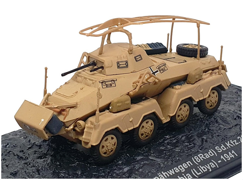 Altaya 1/72 Scale 22324 - Schwerer Panzerspahwagen Sd.Kfz.232 - Libya 1941