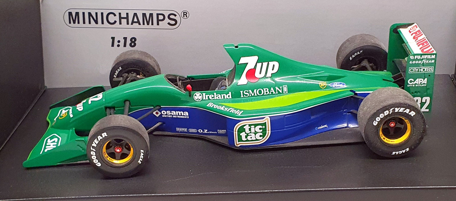Minichamps 1/18 Scale 100 910032 - F1 Jordan Ford 191 Belgian GP 1991 Schumacher