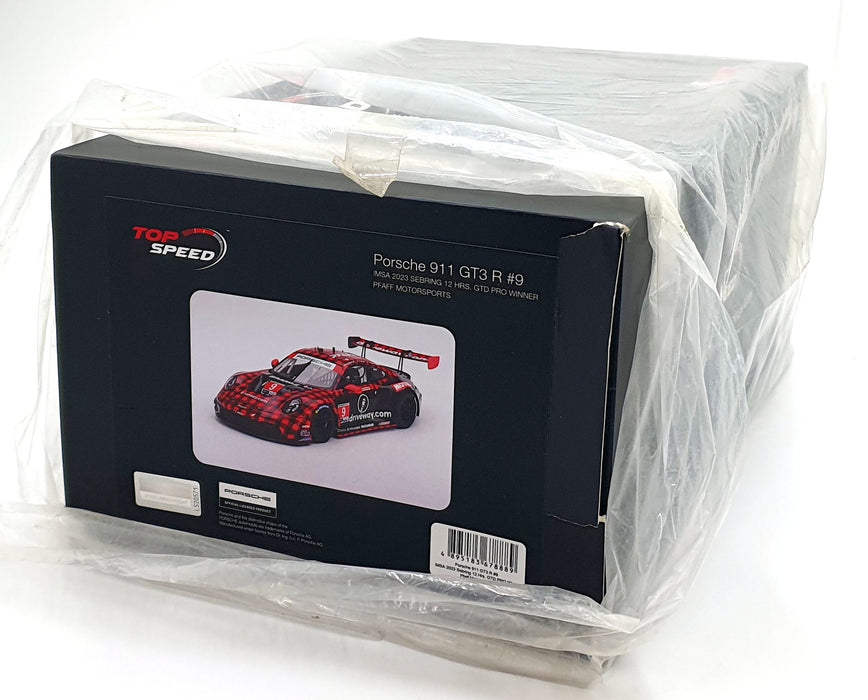 Top Speed 1/18 Scale TS0510 - Porsche 911 GT3 R #9 IMSA 2023