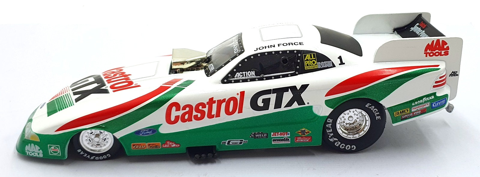 Action 1/24 Scale Diecast C249729254 - 1997 Mustang Funny Car Dragsters - Force