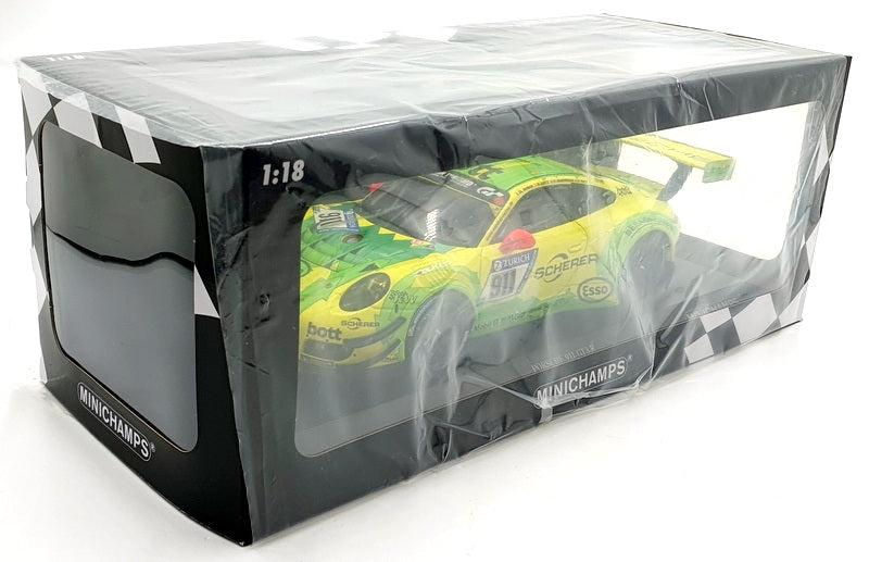 Minichamps 1/18 Scale 155 176911 Porsche 911 GT3 R Manthey Racing 2017 #911
