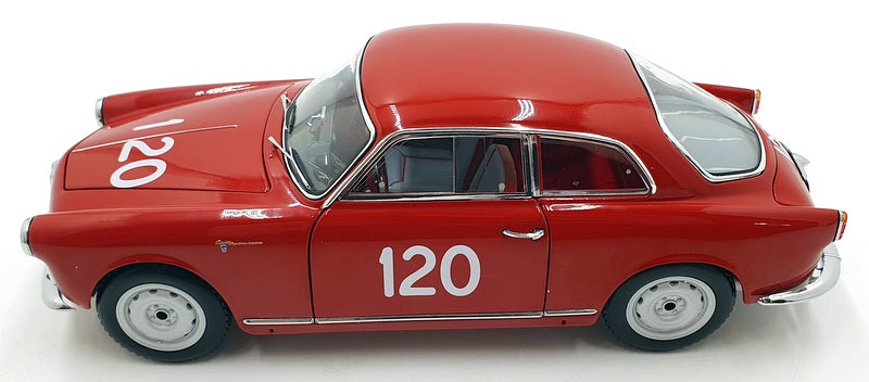 Kyosho 1/18 Scale Diecast 08957A Alfa Romeo Giulietta SV 1956 Mille Miglia #120
