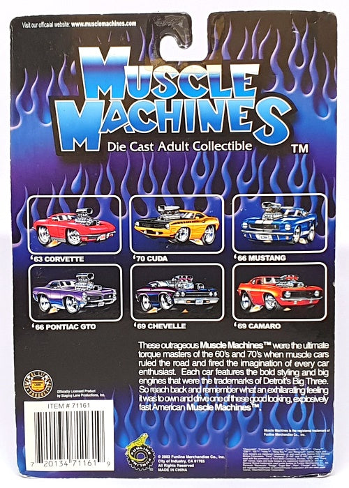 Muscle Machines 1/64 Scale 71161 02-74 - 1955 Chevrolet Chevy Stars & Stripes