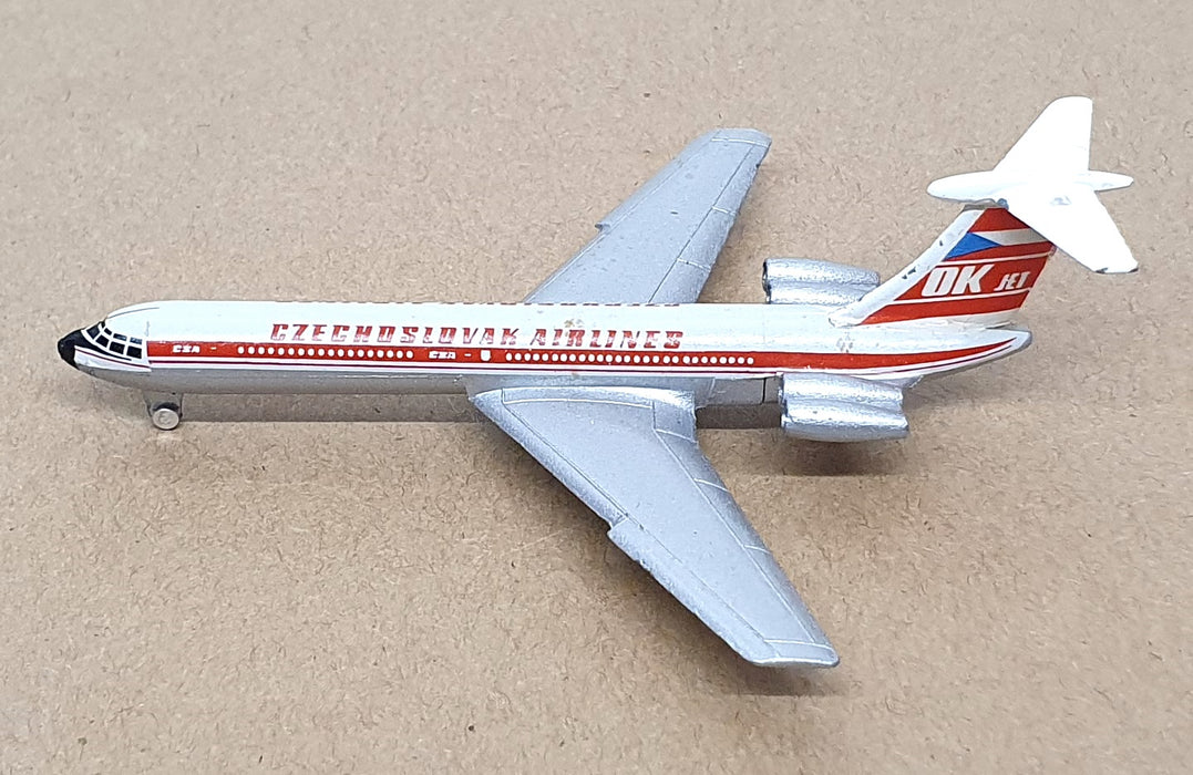 Schuco 1/600 Scale 335 797 - Ilyushin IL-62 Aircraft Czechoslovak Airlines