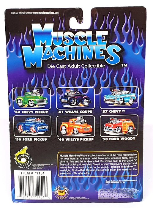 Muscle Machines 1/64 Scale 71151 01-32 - 1956 Ford Pick-Up Truck - Grey