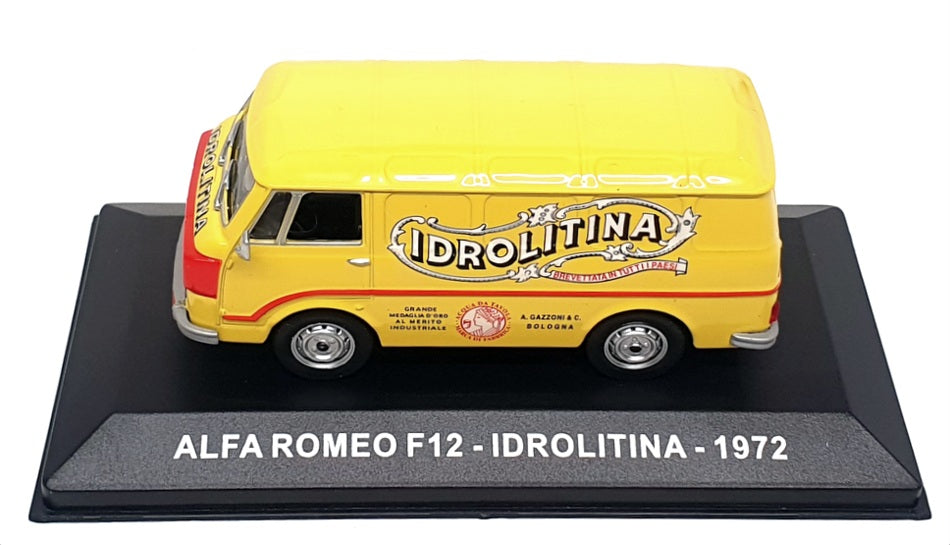 Altaya 1/43 Scale 19624S - 1972 Alfa Romeo F12 Van (Idrolitina) Yellow