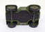 Dinky Toys 7.5cm Long Original Diecast 670 - Armoured Car - Green