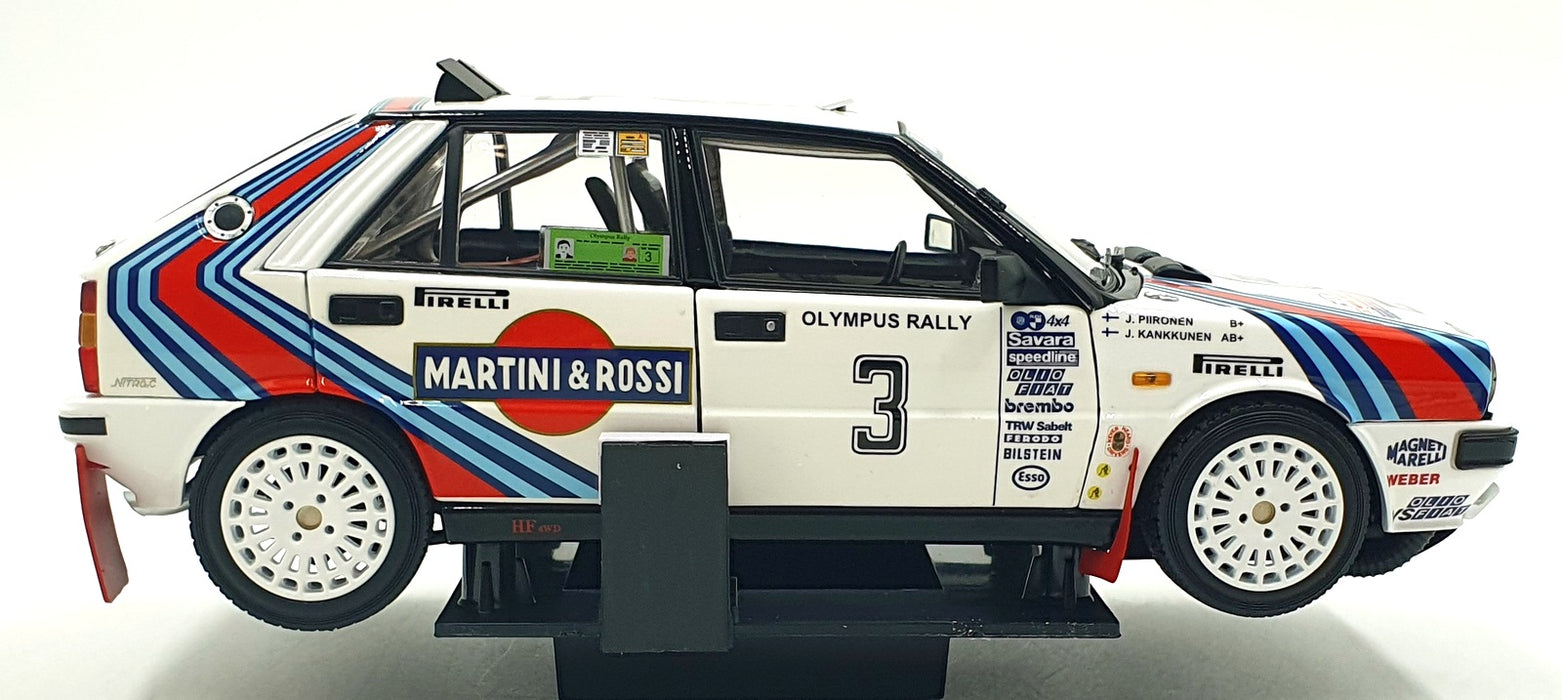 Kyosho 1/18 Scale KS08960E - Lancia Delta HF 4WD #3 Olympus Rally 1987