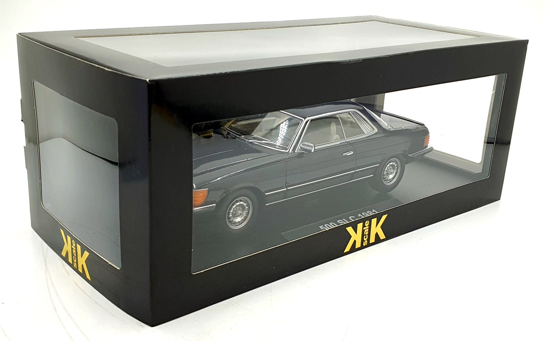 KK Scale 1/18 Scale Diecast KKDC180852 - Mercedes-Benz 500 SLC 1981 Dark Blue