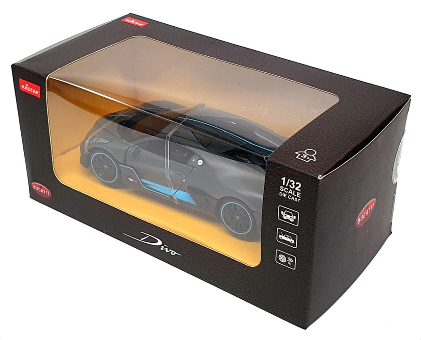Rastar 1/32 Scale Diecast 64210 - Bugatti Divo - Matt Grey/Blue