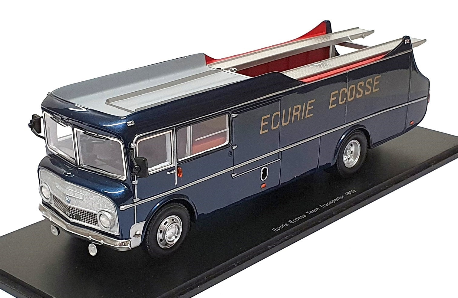Spark 1/43 Scale S0285 - 1959 Commer Ecurie Ecosse Team Transporter - Dk. Blue