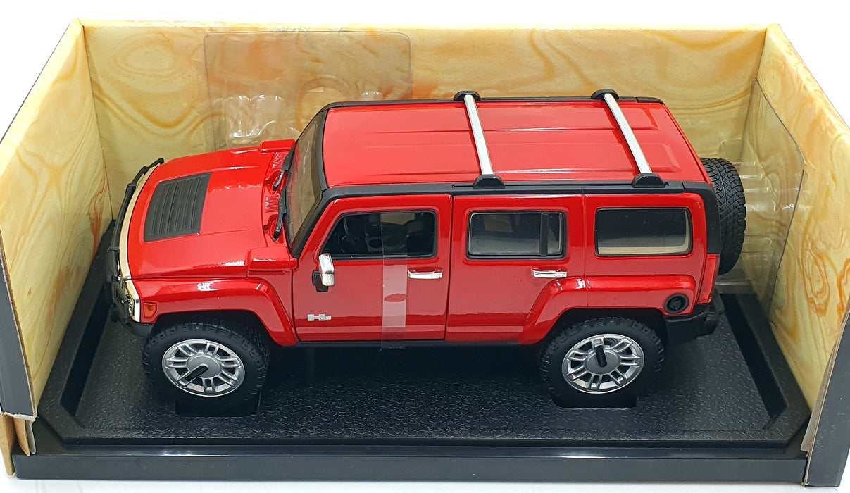 Hot Wheels 1/18 Scale Diecast G7219 - Hummer H3 - Red