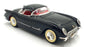 Mira 1/18 Scale Diecast 14126P - 1954 Chevrolet corvette Hard Top - Black