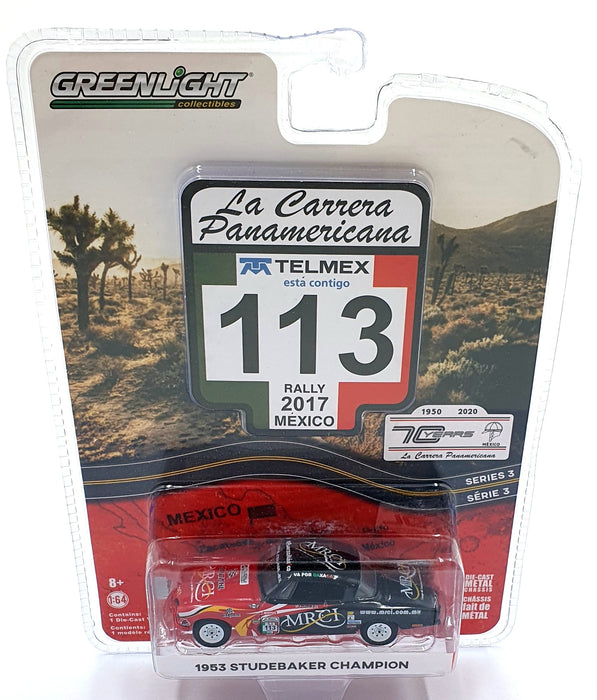 Greenlight 1/64 Scale 13280-A - 1953 Studebaker Champion #13 Mexico