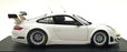 Autoart 1/18 Scale Diecast 80973 Porsche 911 (997) GT3 RSR 2009 Plain Body White
