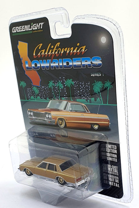 Greenlight 1/64 Scale 63010-C - Chevrolet Caprice Low Rider - Custom Gold